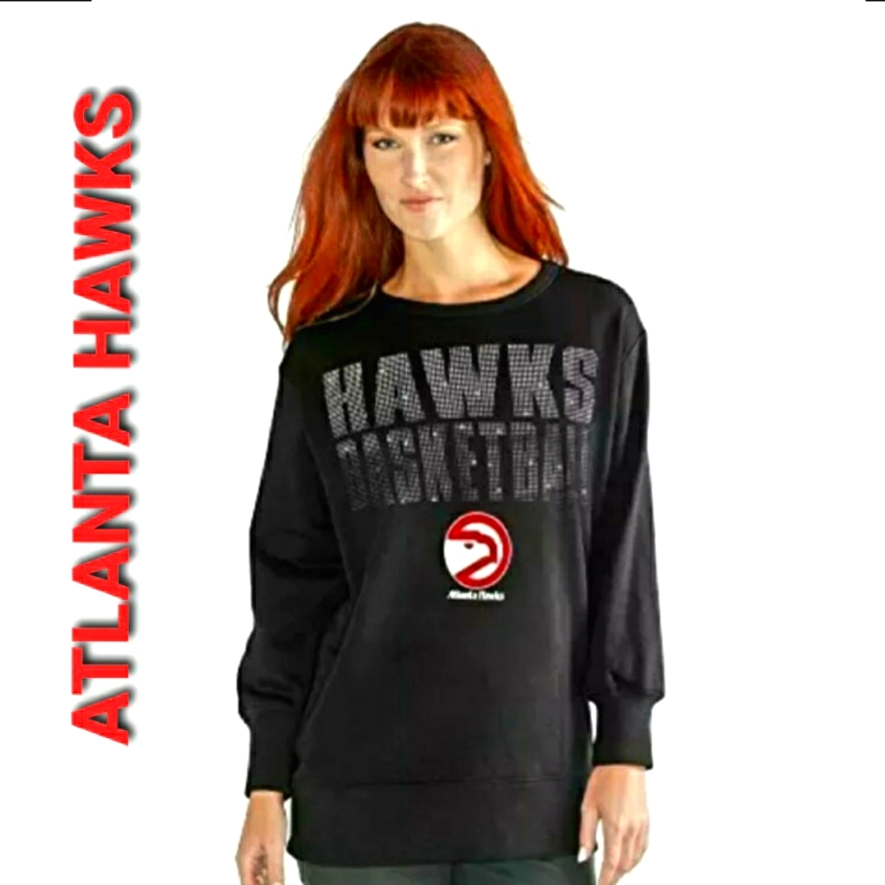 NBA Atlanta Hawks Showtime Crystal Pullover